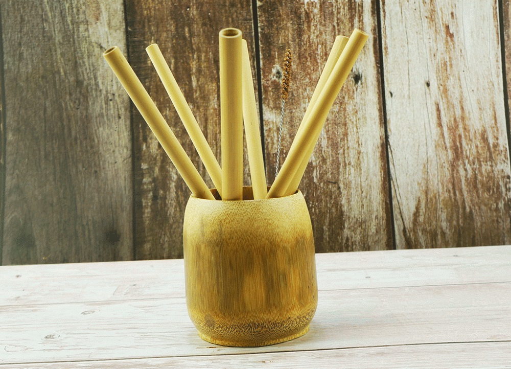 bamboo mug SAFIMEX straw