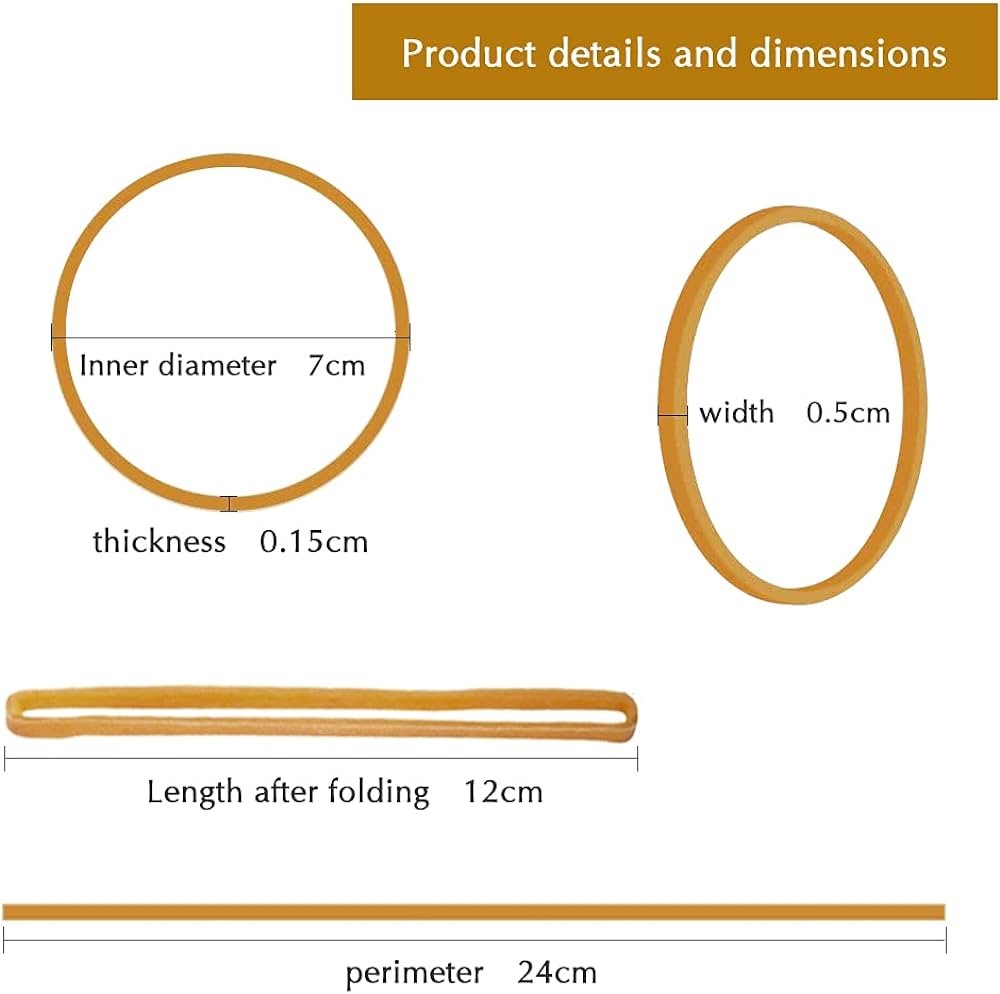 RUBBER BAND SIZE GUIDE - Handicraftsafimex